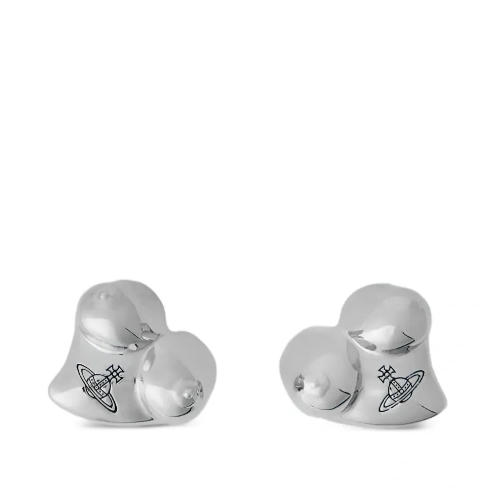 серьги Mimosa с логотипом