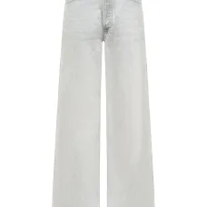 Широкие джинсы с карманами