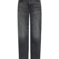 Прямые джинсы с нашивкой Прямые джинсы с нашивкой