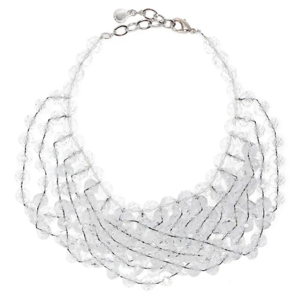 Многослойное колье с бусинами Многослойное колье с бусинами