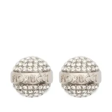 Серьга, украшенная кристаллами