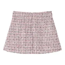 Плиссированная твидовая юбка Плиссированная твидовая юбка