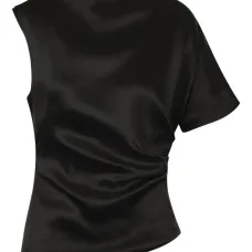 Топ на одно плечо с драпировкой