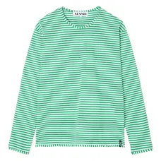 Полосатая футболка с длинными рукавами Полосатая футболка с длинными рукавами