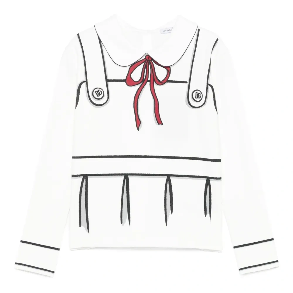 блузка с эффектом тромплей