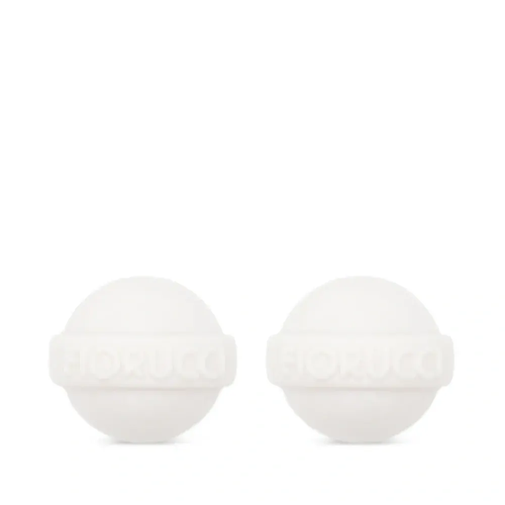 Зажимная серьга с тиснением логотипа