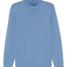 Свитер из шерсти мериноса с высоким воротником Свитер из шерсти мериноса с высоким воротником