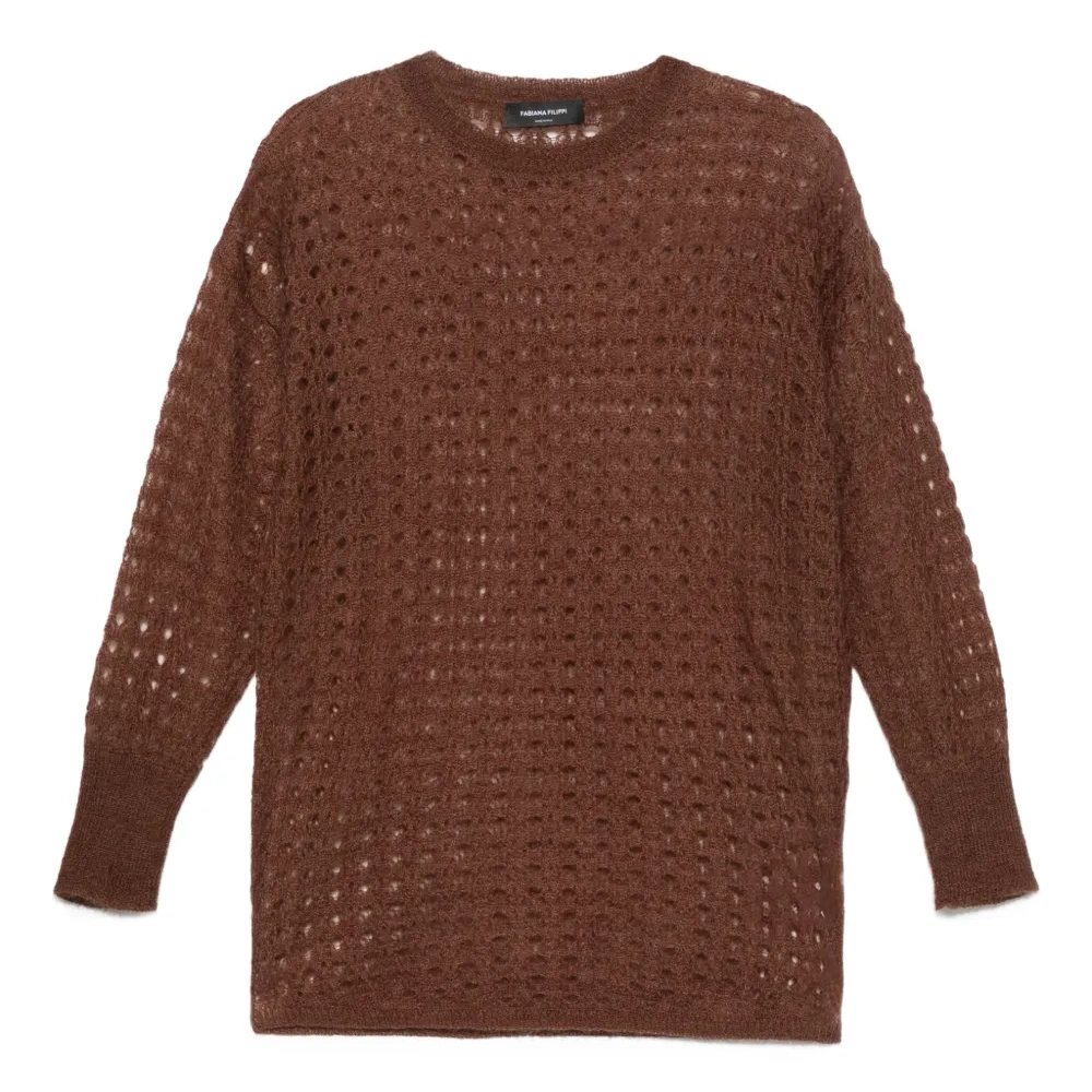 Свитер фактурной вязки