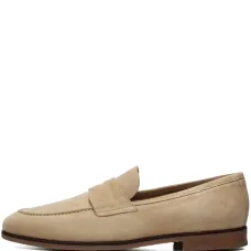 Замшевые пенни-лоферы