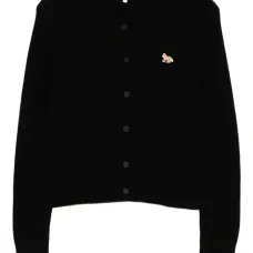 Кардиган с вышитым логотипом