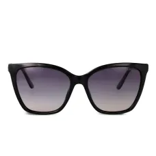 Солнцезащитные очки в оправе 'кошачий глаз' с логотипом