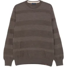 Шерстяной свитер в полоску