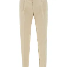 Брюки чинос со складками