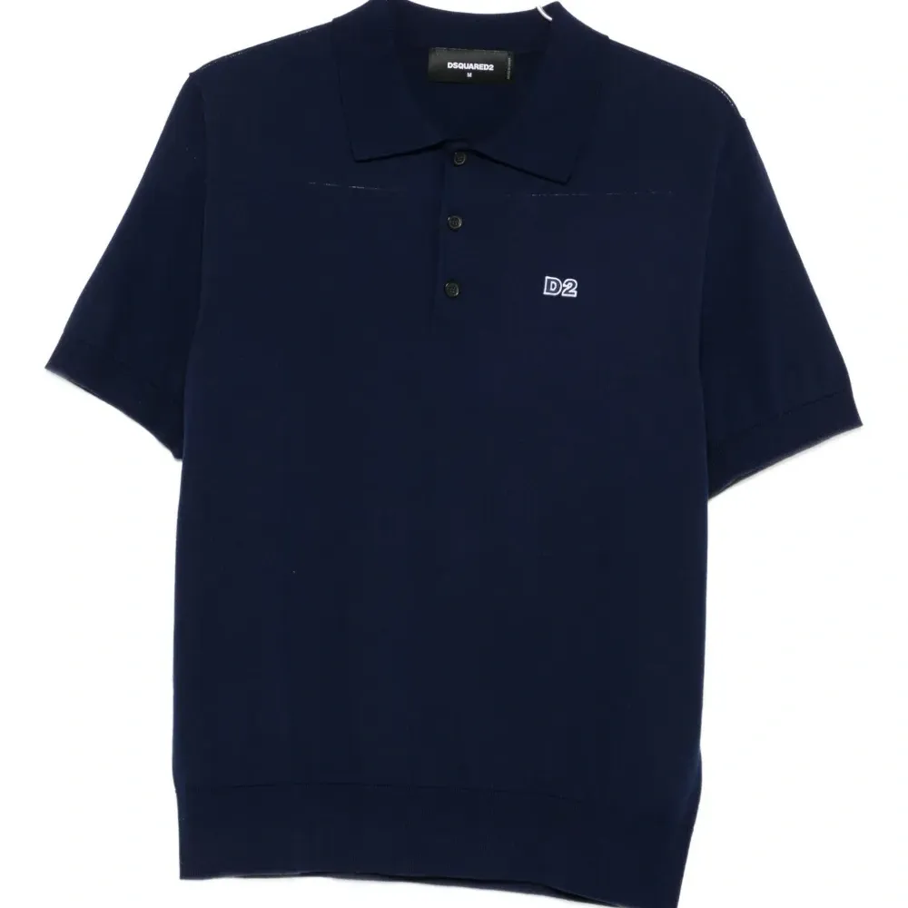 рубашка поло с вышитым логотипом