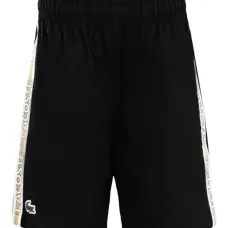 Шорты с лампасами и логотипом