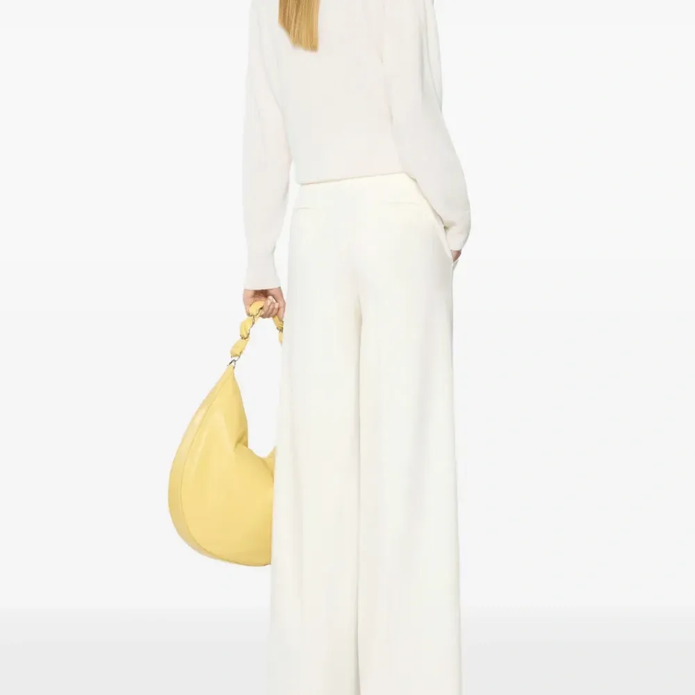 брюки с перекрестными вставками