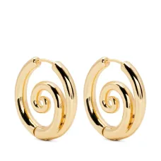 Витые серьги-кольца