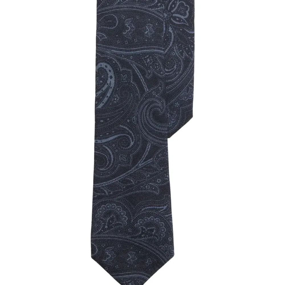 Галстук с принтом пейсли