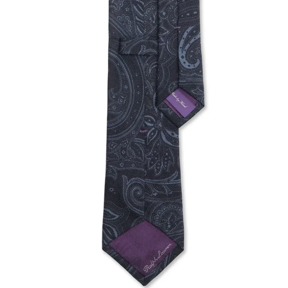 Галстук с принтом пейсли