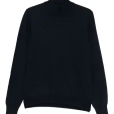 Свитер с длинными рукавами и воротником-стойкой (водолазка)