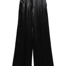 Брюки с деталями складок Брюки с деталями складок