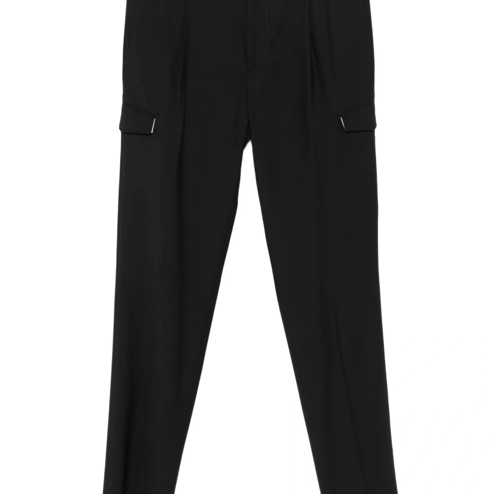 Брюки карго со складками