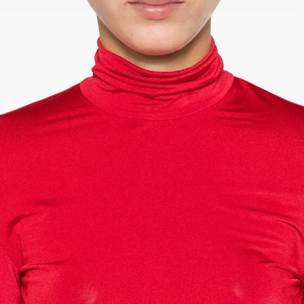 Боди с длинными рукавами и воротником-гольф Боди с длинными рукавами и воротником-гольф