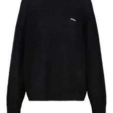 Свитер с круглым вырезом и логотипом