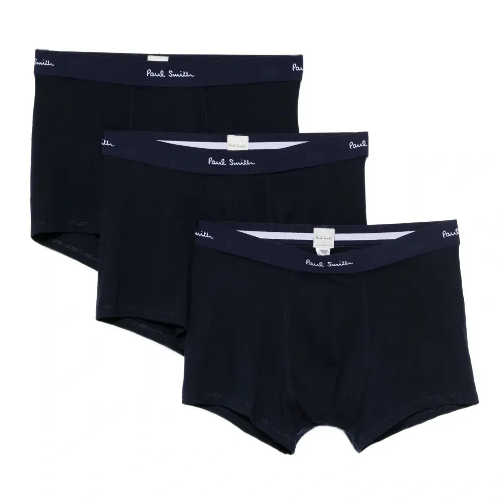 Комплект из трех боксеров с логотипом Комплект из трех боксеров с логотипом