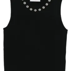 декорированный топ без рукавов