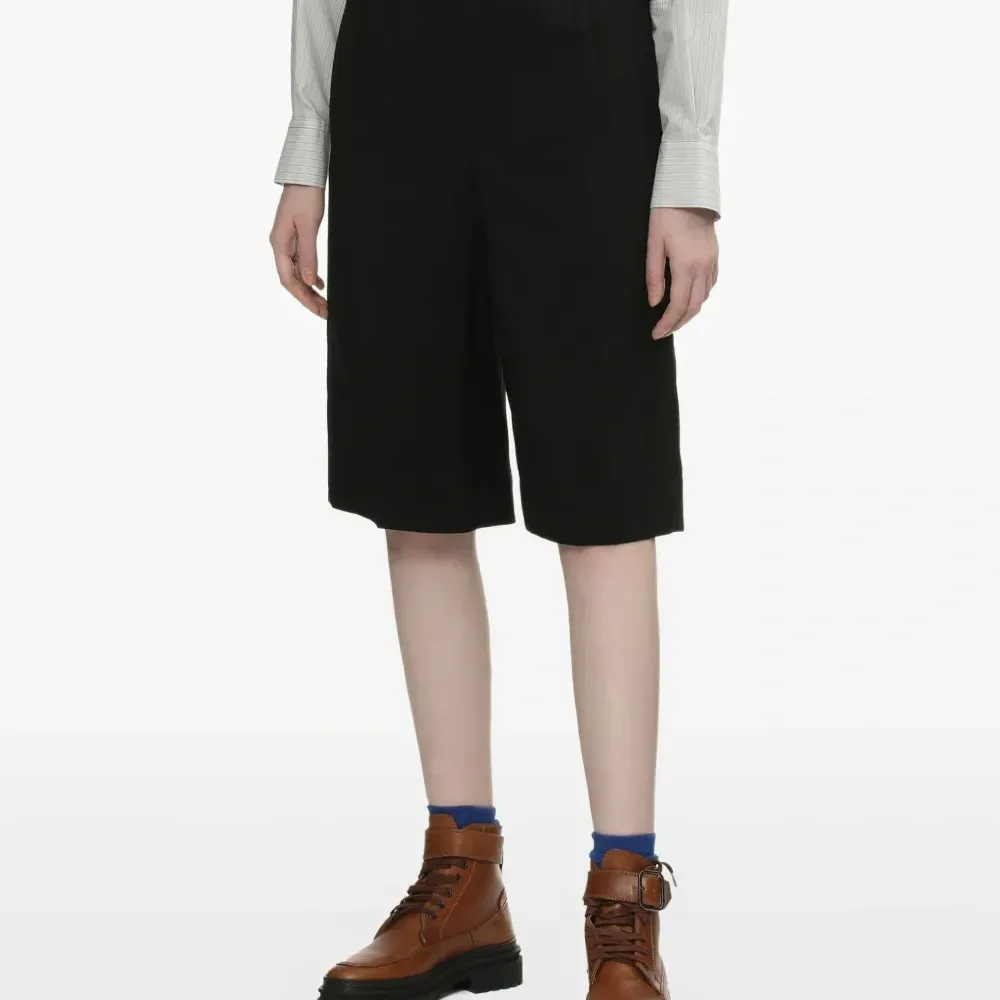 шерстяные шорты с эластичным поясом