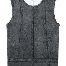 Топ со вставками и принтом