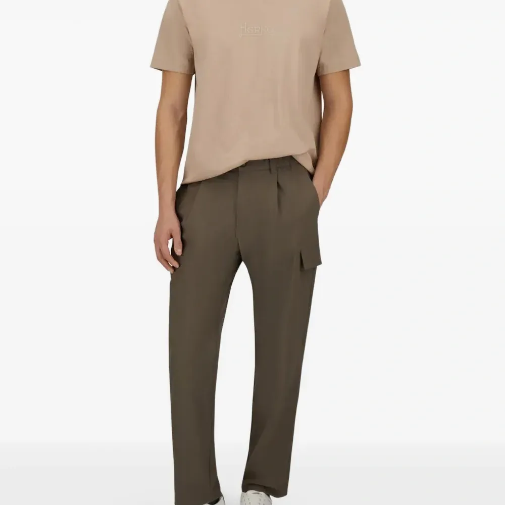 Брюки карго со складками