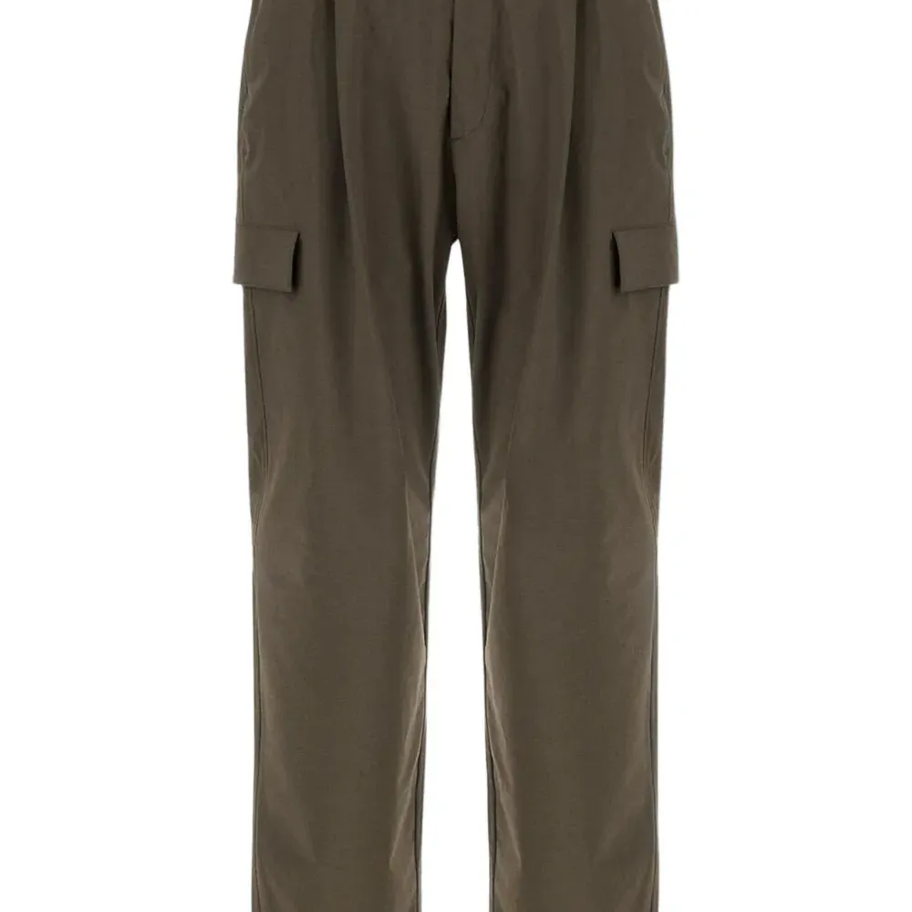 Брюки карго со складками