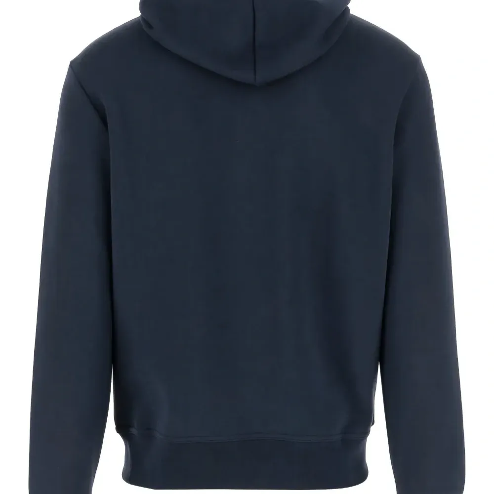 худи с кулиской и вышитым логотипом