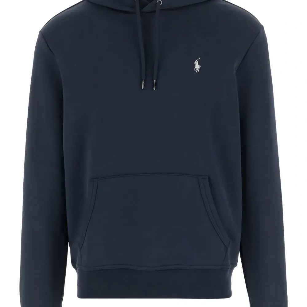 худи с кулиской и вышитым логотипом