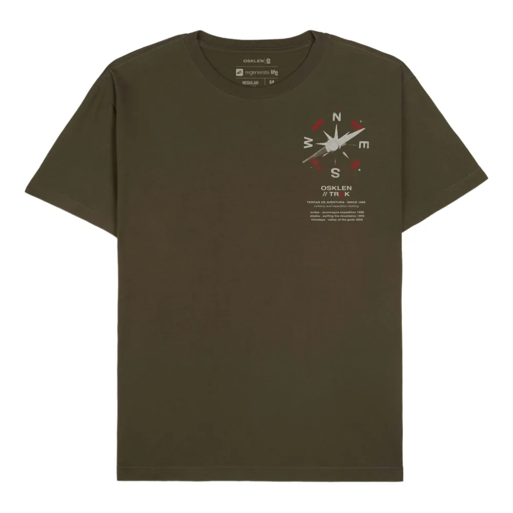 Футболка с принтом "компас"