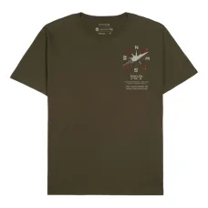 Футболка с принтом "компас"