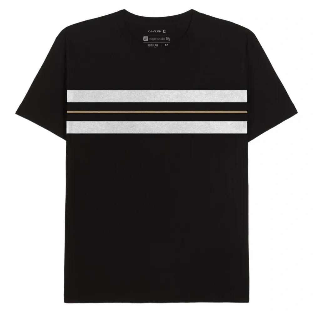 Трикотажная футболка в полоску