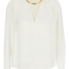 блузка со съемным колье