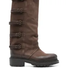 Ботинки с пряжкой