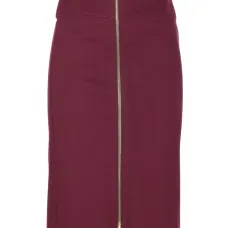 Юбка миди на молнии с логотипом