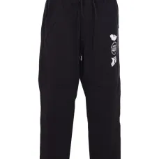 Брюки с манжетами и логотипом