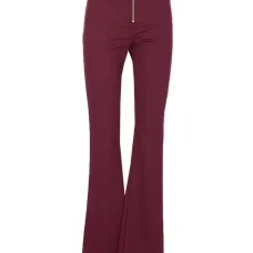 Брюки с молнией и логотипом