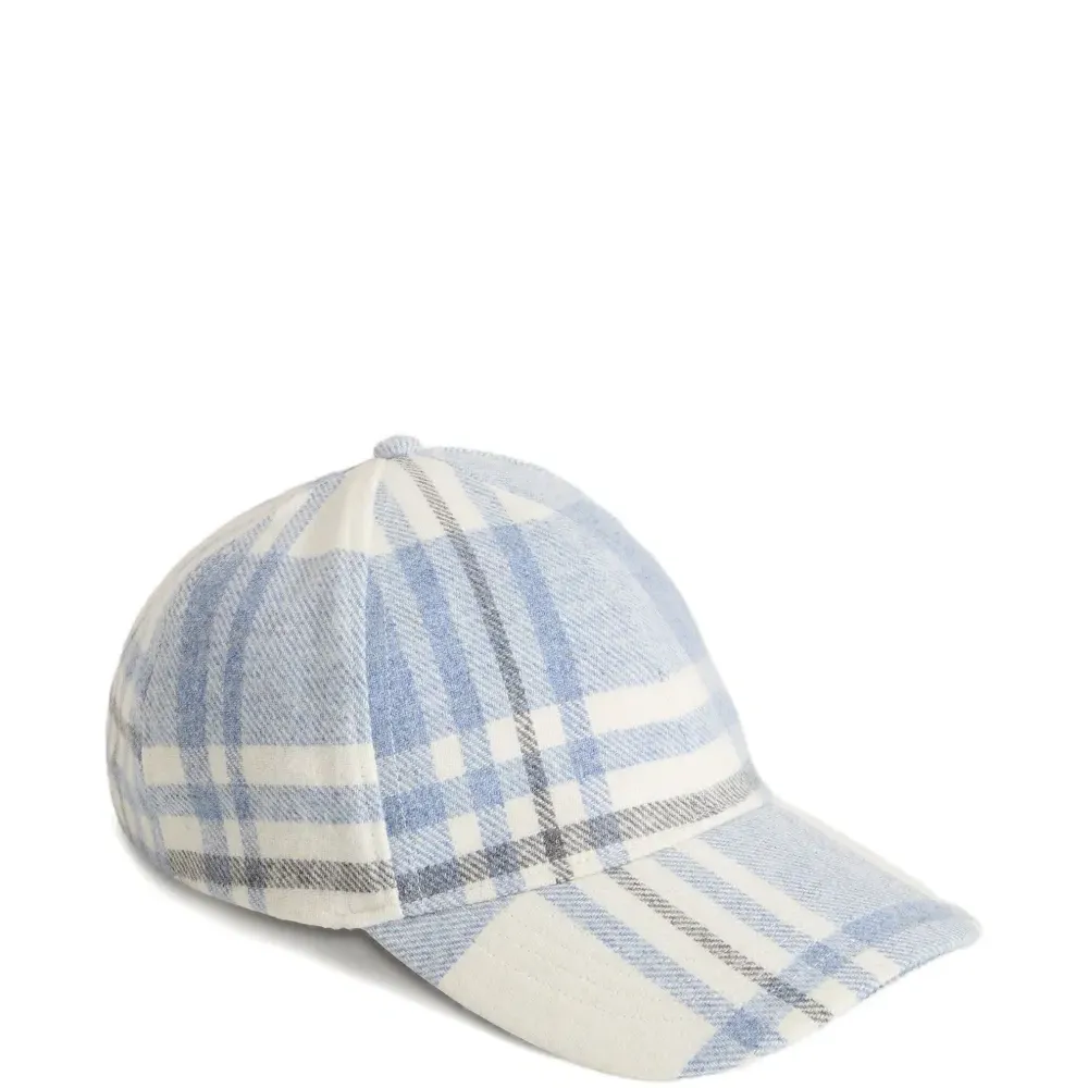 Бейсболка в клетку