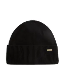 Шерстяная кашемировая шапка в рубчик Шерстяная кашемировая шапка в рубчик