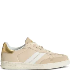 Кроссовки с контрастными полосками