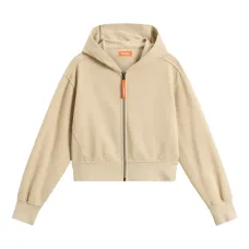 Топ на молнии с капюшоном