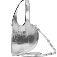 сумка-тоут Baby Heart с эффектом металлик