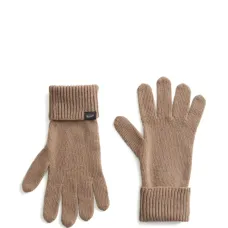 Перчатки с манжетами в рубчик